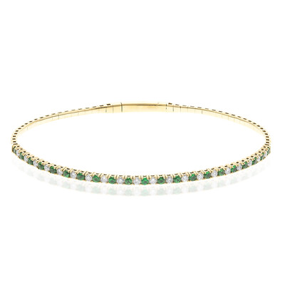 Bracelet en or et Grenat Tsavorite AAA (CIRARI)
