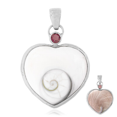 Pendentif en argent et Œil de Shiva