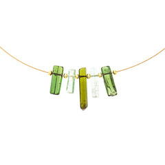 Collier en argent et Tourmaline