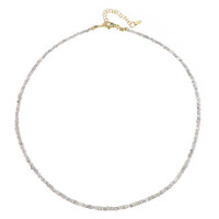 Collier en argent et Diamant argenté