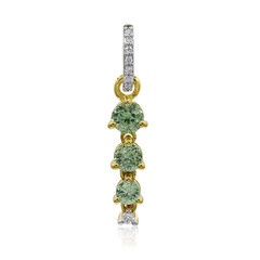 Pendentif en or et Grenat Démantoïde de Madagascar (John Ferry)