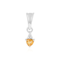 Pendentif en argent et Citrine