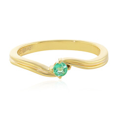 Bague en argent et Emeraude de Colombie