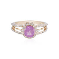 Bague en or et Saphir Luc Yen non chauffé (AMAYANI)