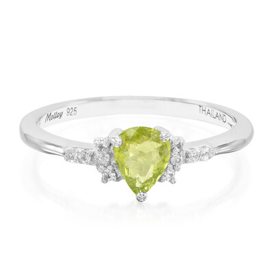 Bague en argent et Tourmaline Paraïba