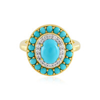 Bague en argent et Turquoise Sleeping Beauty