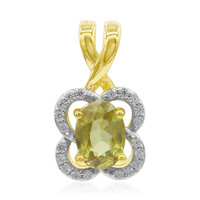 Pendentif en or et Sphène
