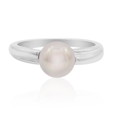 Bague en argent et Perle de culture d'eau douce