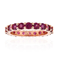 Bague en argent et Grenat Rhodolite