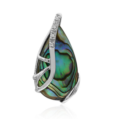 Pendentif en argent et Coquillage d'Abalone