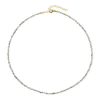 Collier en argent et Diamant couleur argent