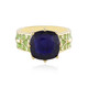 Bague en argent et Saphir bleu de Madagascar (Adela Silber)