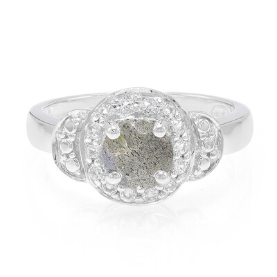 Bague en argent et Spectrolite