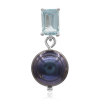 Pendentif en argent et Perle de culture d'eau douce (TPC)