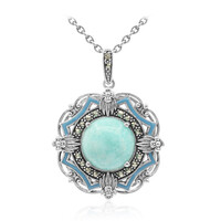 Collier en argent et Amazonite