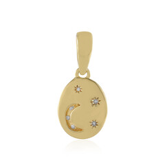 Pendentif en argent et Diamant I2 (I)