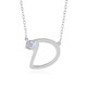 Collier en argent et Pierre de Lune arc-en-ciel