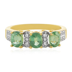 Bague en argent et Kyanite Menthe