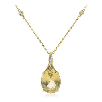 Collier en or et Tourmaline néon du Congo (CIRARI)