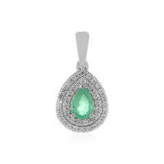 Pendentif en argent et Emeraude de Russie