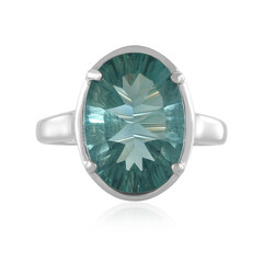 Bague en argent et Fluorite verte