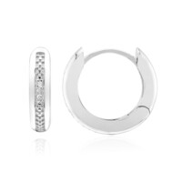 Boucles d'oreilles en argent et Diamant I3 (I)