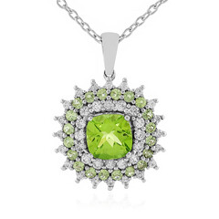 Collier en argent et Péridot