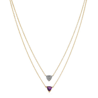 Collier en argent et Améthyste