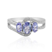 Bague en argent et Tanzanite