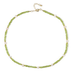 Collier en argent et Péridot (Riya)