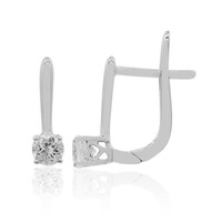 Boucles d'oreilles en argent et Topaze blanche