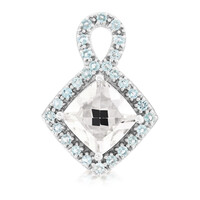 Pendentif en argent et Goshénite