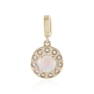 Pendentif en or et Opale Welo