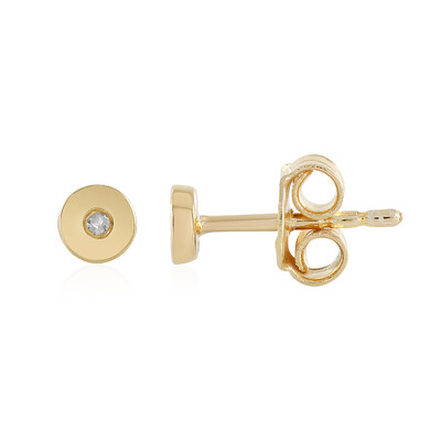 Boucles d'oreilles en argent et Diamant I2 (I)