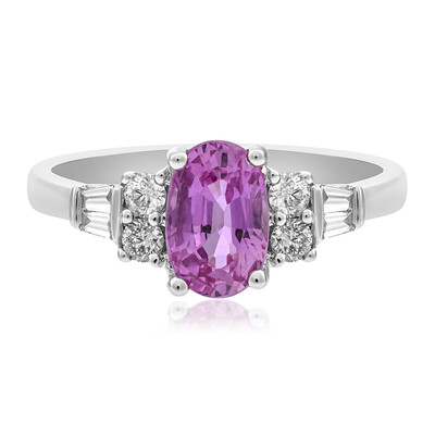 Bague en or et Saphir parme (CIRARI)