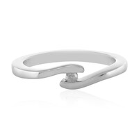 Bague en argent et Diamant I2 (H)