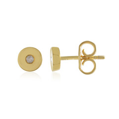 Boucles d'oreilles en argent et Diamant I2 (I)