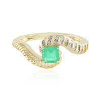 Bague en or et Emeraude de Colombie (Ornaments by de Melo)