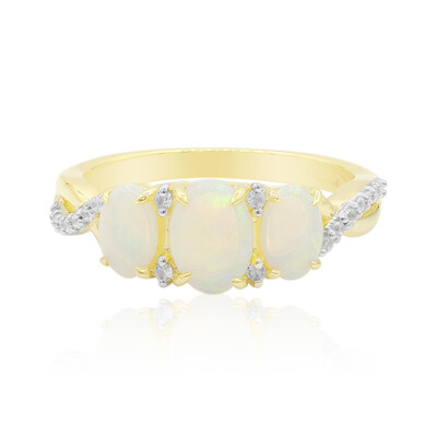 Bague en or et Opale de Coober Pedy (Mark Tremonti)