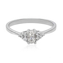 Bague en argent et Béryl fantaisie