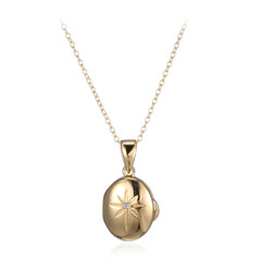 Collier en argent et Diamant I3 (I)