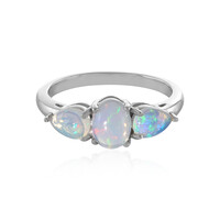 Bague en argent et Opale Welo