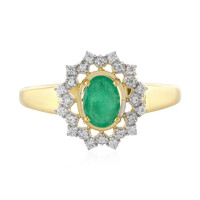 Bague en argent et Emeraude de Socoto