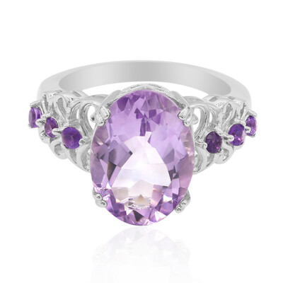 Bague en argent et Améthyste de Bolivie