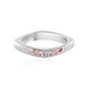 Bague en argent et Tourmaline rose du Nigéria (de Melo)