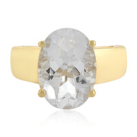 Bague en argent et Quartz blanc