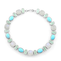 Bracelet en argent et Turquoise Sleeping Beauty (KM by Juwelo)