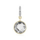 Pendentif en or et Topaze blanche