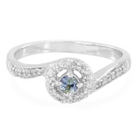 Bague en argent et Tanzanite caméléon