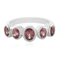 Bague en argent et Grenat de Malaya